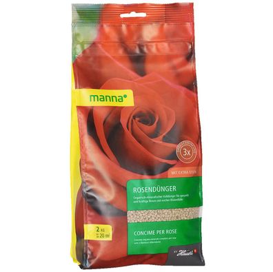 Manna Rosendünger 2 kg für ca. 24 m²