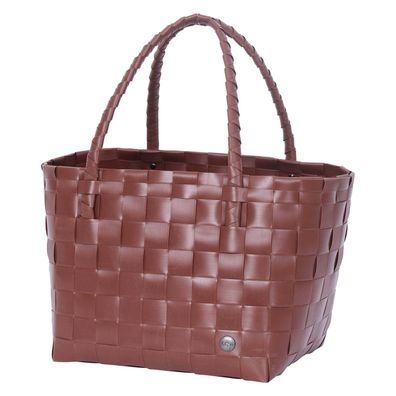 HANDED BY Shopper Paris AUTUMN BROWN braun Tasche Korb Schulter Hand Einkaufs