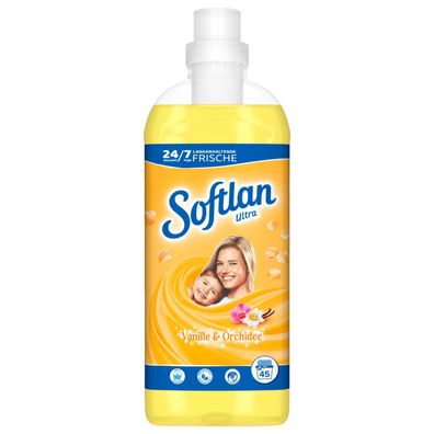 Softlan Ultra Weichspüler Vanille & Orchidee 1l, 45WL