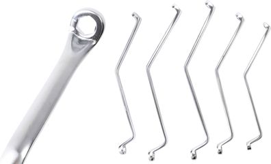 Bremsentlüfterschlüssel-Satz | N-Form | SW 7 - 11 mm | 5-tlg. BGS