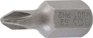 Bit | Länge 30 mm | Antrieb Außensechskant 10 mm (3/8") | Kreuzschlitz PH2 BGS