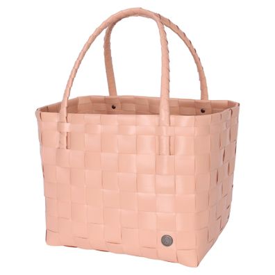 HANDED BY Shopper Paris apricot blush Tasche Korb Schulter Hand Öko Einkaufs Neu