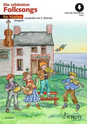 Die sch?nsten Folksongs - 1-2 Violinen., Christa Estenfeld-Kropp