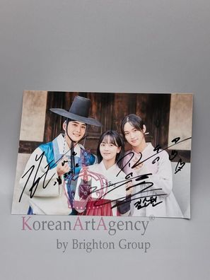 Kim So Hyun Jang Do Yoon Kang Tae Oh The Tale of Nokdu 13x18cm Autograph