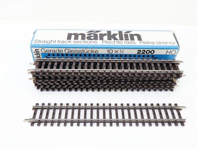 Märklin H0 2200 10x K-Gleis gerade 180mm