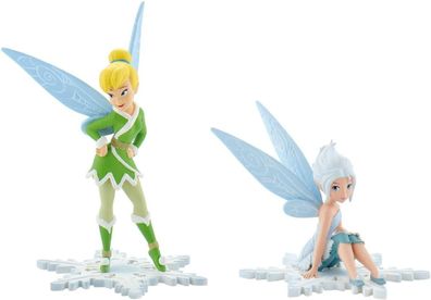 Bullyland Disneys Winterfee / Winterfairy 2er Set - Tinkerbell & Periwinkle