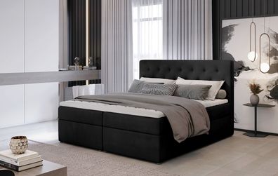 Bett Polster Design Luxus Hotel Betten Ehe 180x200cm Schlaf Zimmer Stoff Doppel