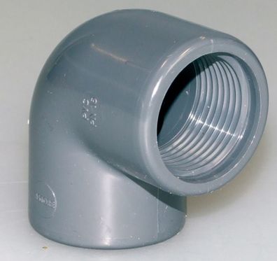 Winkel 90°mit 2 x IG , 1 1/2“ aus PVC