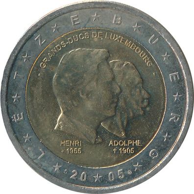 Luxemburg 2 Euro 2005 - Henri und Adolphe*