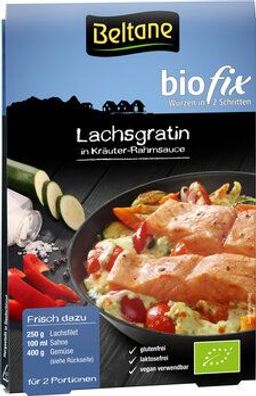 Beltane 6x Beltane Biofix Lachsgratin, vegan, glutenfrei, lactosefrei 17,7g