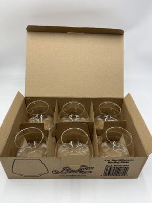 6x Ron Millonario Rum Glas Gläser Tumbler Schwenker Whiskey NEU & OVP Whisky Set