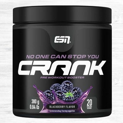 ESN Crank 380g Dose Pre-Workout Booster mit Koffein