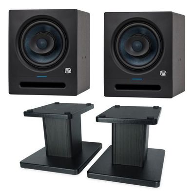 Presonus Studio-Monitor Eris Pro 8 1 Paar mit Boxenständer