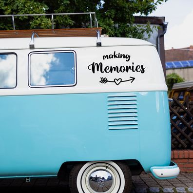 Auto Aufkleber "Making Memories" Wohnwagen Camper Vinyl Sticker #0251