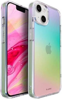 LAUT Schutz Hülle Holo für Apple iPhone 14 Plus clear/pearl Cover