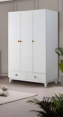 Kleider Schrank Designer Kleiderschränke Möbel Kinderzimmer Holz Luxus Weiß