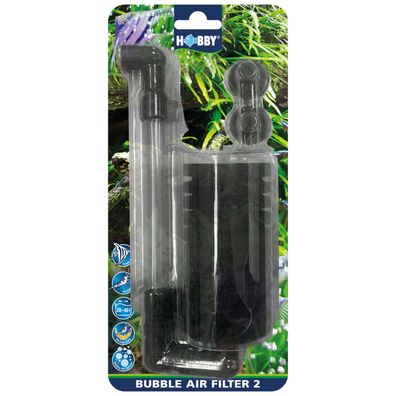 Hobby Bubble Air Filter 2 - Luftbetriebener Innenfilter für Aquarien 20-40 Liter