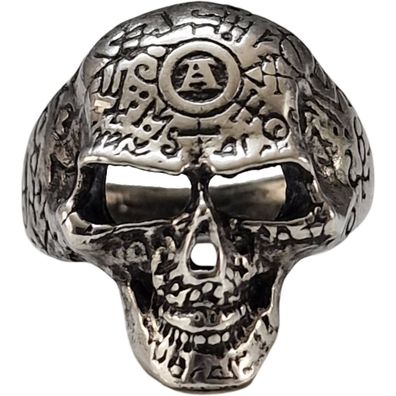 Ring - Omega Skull Totenkopf 20mm (Gr. T 20mm)