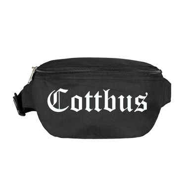 Cottbus Bauchtasche - Altdeutsch bedruckt - Gürteltasche Hipbag - Farbe: