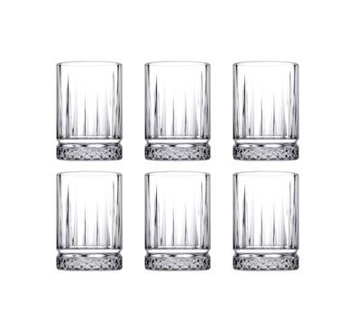 Pasabahce 6er Set ELYSIA 520242 Espressoglas Mini-Wassergläser 60 ml Trinkglas