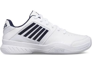 K-Swiss Court Express Carpet White/Navy Tennisschuhe Teppichsohle für die Halle