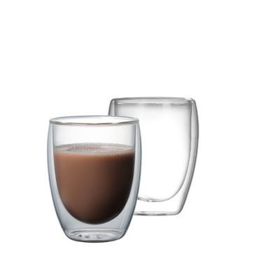2er Gläser Set Doppelwandige Gläser Thermogläser Kaffeeglas Teeglas