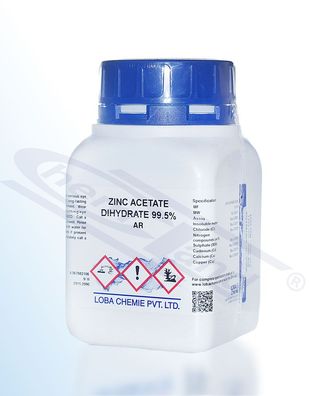 Zinkacetat 2 Hydrat 99,5% Loba AR Op.500 g