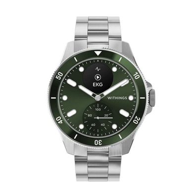 Withings - HWA10-model 8-all-in - Hybriduhr - Herren - ScanWatch Nova grün