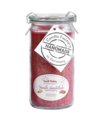 Mini-Jumbo Duftkerze im Weckglas, Vanille Sandelholz, 307089 1 St