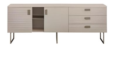 Wohnzimmer Beige Anrichte Designer Holzmöbel Stilvolles Küchen Sideboard