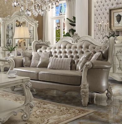 Dreisitzer 3 Sitzer Relax Sofas Lounge Sofa Leder Polster Couch Stoff Couchen
