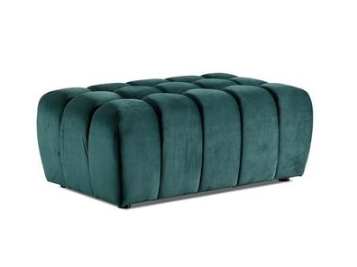 Hocker Fußhocker Beistellhocker Ottomane Chaiselounge Sitzbank Samt Stoff 102x64