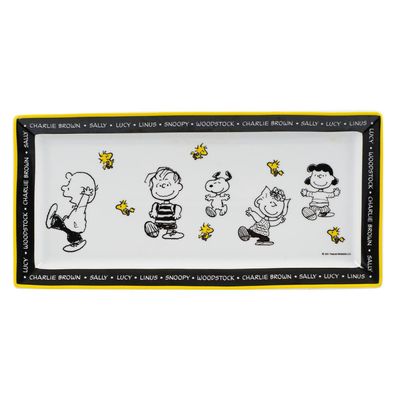 Porzellan Schale Peanuts Family + Snoopy 35x17 cm Charlie Brown Sally Lucy Linus