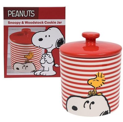 Snoopy + Woodstock Keksdose Cookie Jar aus Steinzeug 16,5 cm hoch