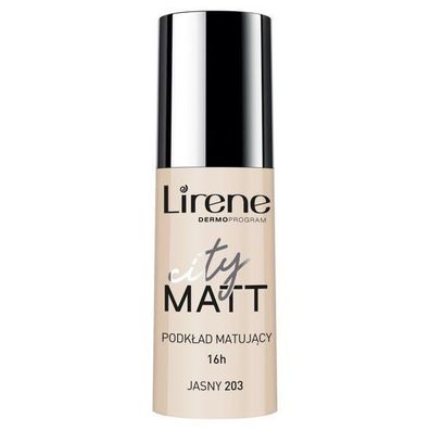 Lirene City Matt Gesichtsmakeup 203 Hell, 30 ml