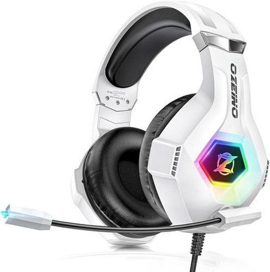 Ozeino Gaming Headset für PS4 PS5 PC with 3D Surround Sound Headset mit Mikrofon