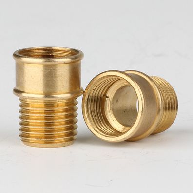 Reduzier-Nippel Kopfstück Gewinde-Adapter Messing M10x1 Außengewinde auf M10x1