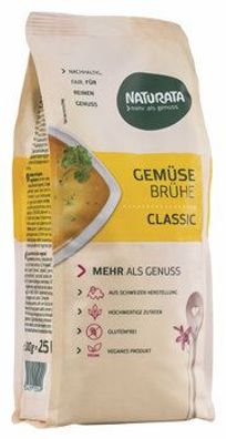 Naturata 3x Gemüsebrühe classic, Nachfüllbeutel, konventionell 500g