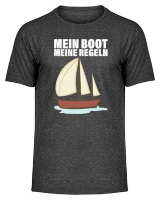 MEIN BOOT MEINE REGELN - Herren Melange Shirt