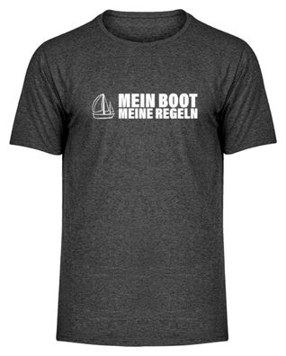 MEIN BOOT MEINE REGRLN - Herren Melange Shirt