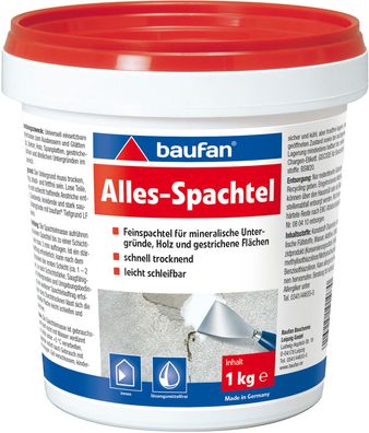 1 kg Baufan Fein- und Allesspachtel