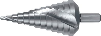 Stufenbohrer Bohrber.4-39mm HSS Spiralnut Z.2 Stufen 13 RUKO