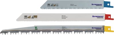 Säbelsägeblattset Univ.3-tlg. PROMAT