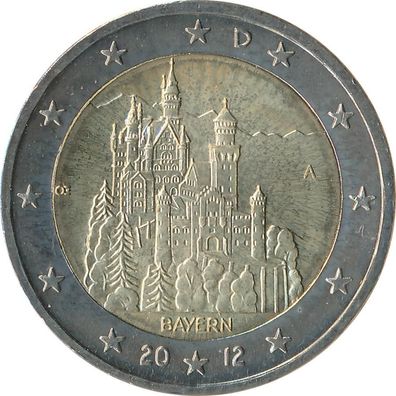 Deutschland 2 Euro 2012 - Neuschwanstein ( D )*