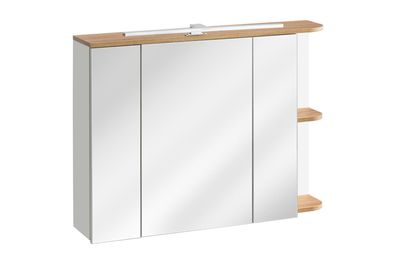 Badezimmer Spiegelschrank 80cm Spiegel Schrank Spiegel Schränke Regale Möbel Neu