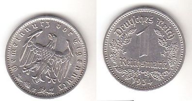 1 Mark Nickel Münze 3. Reich 1934 E, Jäger 354 (111559)