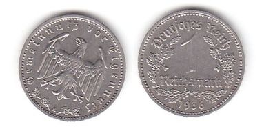 1 Mark Nickel Münze 3. Reich 1936 A, Jäger 354 (111784)