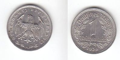1 Mark Nickel Münze 3. Reich 1934 A, Jäger 354 (111815)
