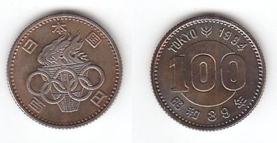 100 Yen Silber Münze Japan Olympiade Tokio 1964 (111847)