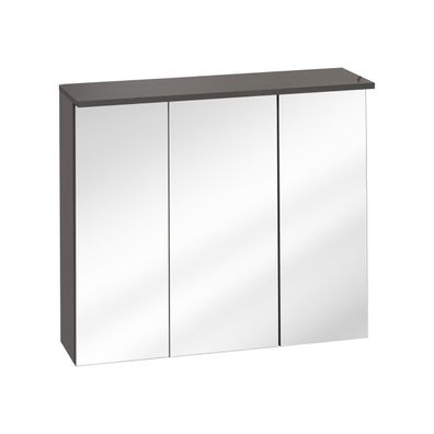 Spiegelschrank Wandschrank Badezimmerschrank mit Spiegel 80 cm LED Beleuchtung